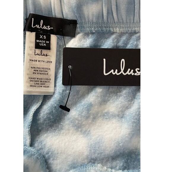 Lulus Womens Tie Dye Jogger Sweatpants Loungewear Pants XS New - Picture 8 of 10